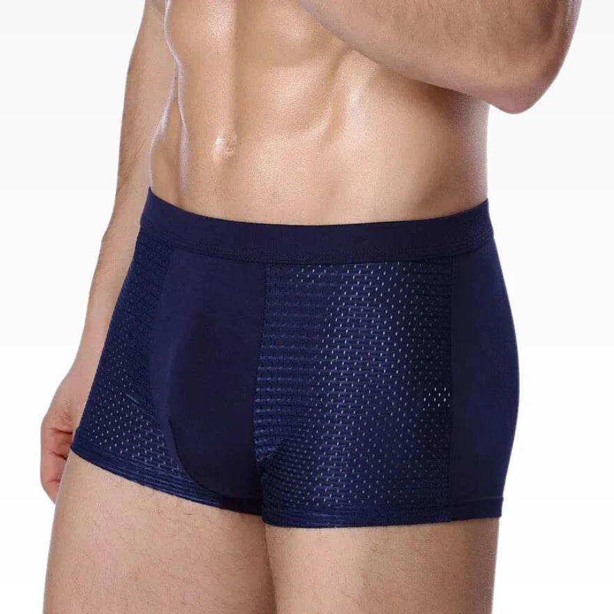 CoolBamboo™ – Pack de 4 Boxers de Tela de Bambú
