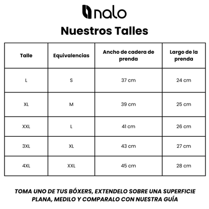 CoolBamboo™ – Pack de 4 Boxers de Tela de Bambú