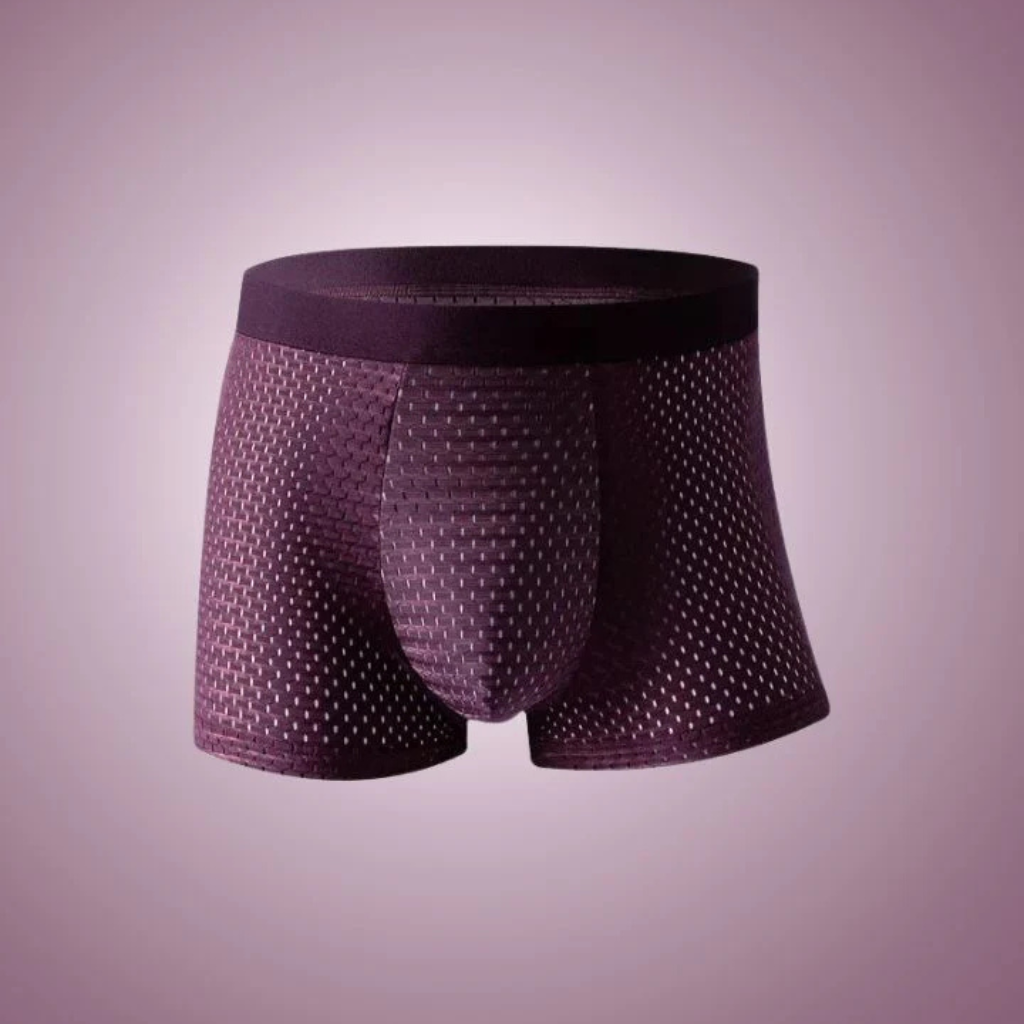 CoolBamboo™ – Pack de 4 Boxers de Tela de Bambú
