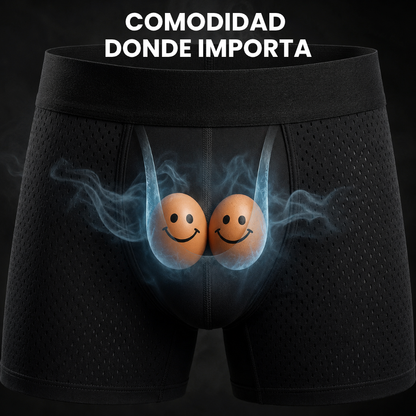 CoolBamboo™ – Pack de 4 Boxers de Tela de Bambú