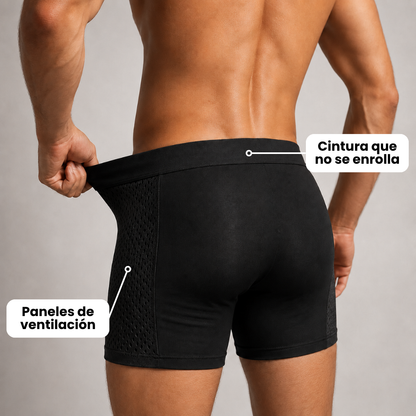 CoolBamboo™ – Pack de 4 Boxers de Tela de Bambú